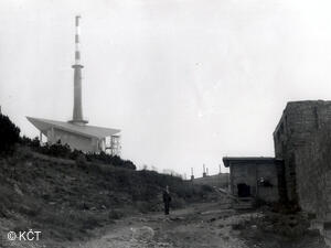 Bezručova chata po vyhoření v roce 1978