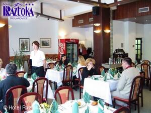 Restaurace v hotelu Ráztoka v Trojanovicích