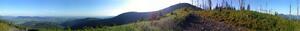Lysá Hora, panoramatický snímek, 4.7.2004