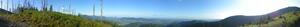 Lysá Hora, panoramatický snímek, 4.7.2004