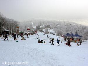 Pustevenské sněhovánky 29.1.2005, Pustevny