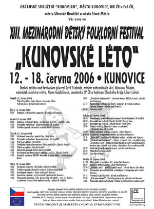 Mezinárodní dětský folklorní festival Kunovské léto